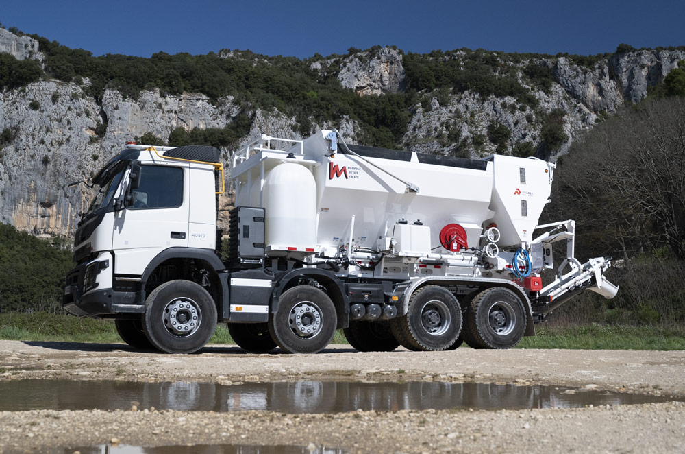 Malaxeur REIMER — centrale à béton mobile volumétrique